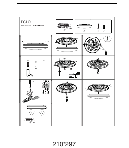 Bruksanvisning Eglo 75471 Lampa