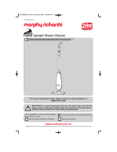 Bruksanvisning Morphy Richards 720515 Ångtvätt