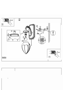 Bruksanvisning Eglo 82744 Lampa