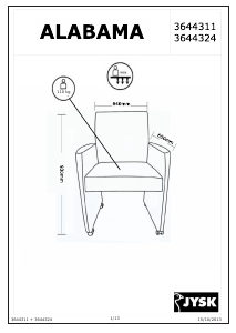 Manual JYSK Alabama Chair