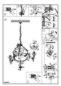 Bruksanvisning Eglo 85857 Lampa