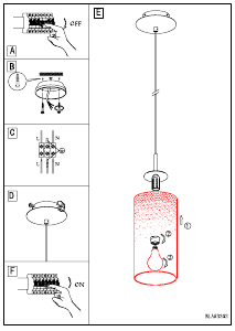 Bruksanvisning Eglo 85977 Lampa