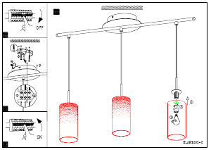 Bruksanvisning Eglo 85978 Lampa