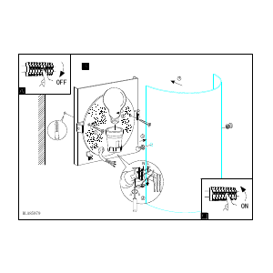 Bruksanvisning Eglo 85979 Lampa