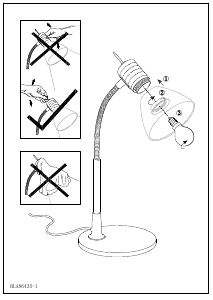 Bruksanvisning Eglo 86429 Lampa