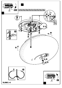 Bruksanvisning Eglo 86811 Lampa