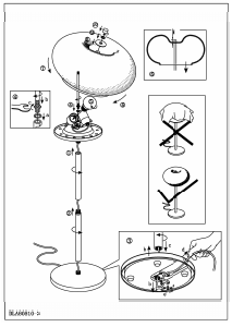Bruksanvisning Eglo 86816 Lampa