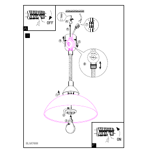 説明書 Eglo 87009 ランプ