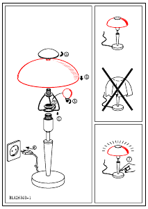 Bruksanvisning Eglo 87254 Lampa