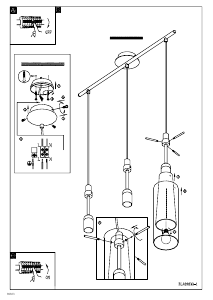 Bruksanvisning Eglo 89833 Lampa