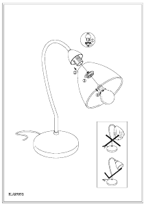 Bruksanvisning Eglo 89899 Lampa