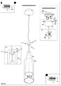 Bruksanvisning Eglo 90304 Lampa