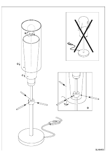 Bruksanvisning Eglo 90308 Lampa