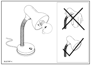 Bruksanvisning Eglo 90977 Lampa