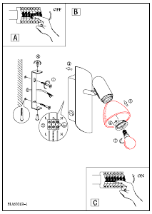 Bruksanvisning Eglo 90982 Lampa