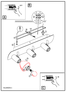 Bruksanvisning Eglo 90985 Lampa