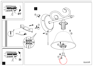 Bruksanvisning Eglo 91006 Lampa