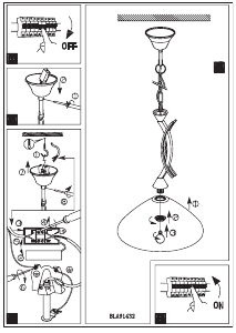 Bruksanvisning Eglo 91432 Lampa