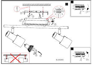 Bruksanvisning Eglo 92085 Lampa