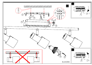 Bruksanvisning Eglo 92086 Lampa