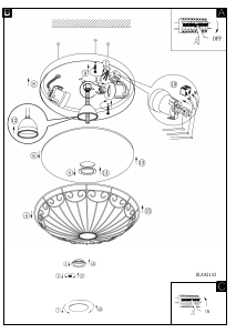 Bruksanvisning Eglo 92143 Lampa