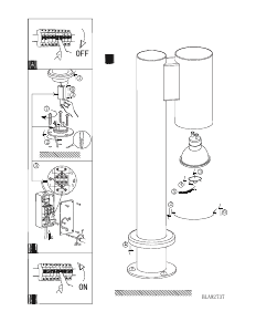 Bruksanvisning Eglo 92737 Lampa