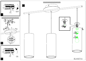 説明書 Eglo 92741 ランプ
