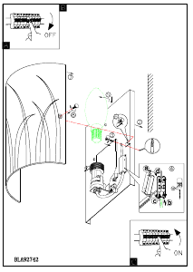 Bruksanvisning Eglo 92742 Lampa