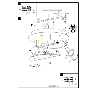 Bruksanvisning Eglo 93085 Lampa