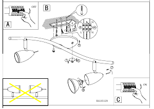 説明書 Eglo 93129 ランプ
