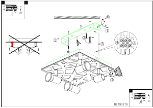 Bruksanvisning Eglo 93178 Lampa