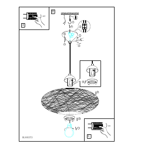 Bruksanvisning Eglo 93374 Lampa