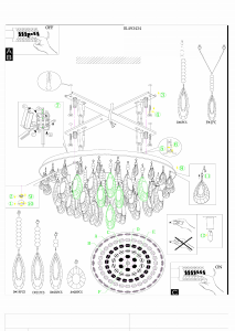 Bruksanvisning Eglo 93434 Lampa