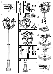 Bruksanvisning Eglo 93465 Lampa