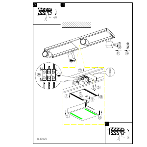 Bruksanvisning Eglo 93678 Lampa