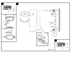 Bruksanvisning Eglo 93693 Lampa