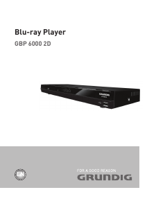 Bruksanvisning Grundig GBP 6000 2D Blu-ray spelare