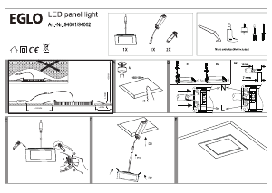 Bruksanvisning Eglo 94061 Lampa