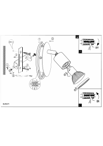 Bruksanvisning Eglo 94171 Lampa