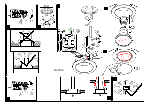 Bruksanvisning Eglo 94239 Lampa