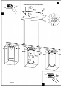 Bruksanvisning Eglo 94378 Lampa