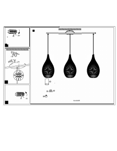 Bruksanvisning Eglo 94388 Lampa