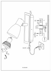 Bruksanvisning Eglo 94584 Lampa