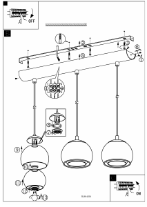 Bruksanvisning Eglo 94591 Lampa