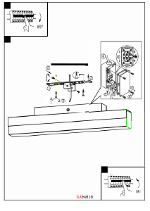 Bruksanvisning Eglo 94616 Lampa