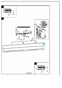 Bruksanvisning Eglo 94617 Lampa