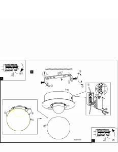 Bruksanvisning Eglo 94626 Lampa