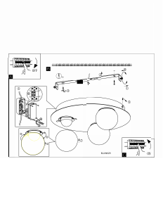 Bruksanvisning Eglo 94629 Lampa