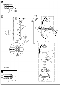 Bruksanvisning Eglo 94642 Lampa