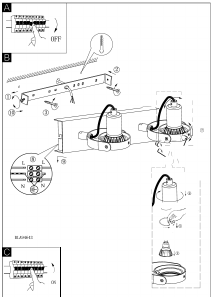 Bruksanvisning Eglo 94643 Lampa